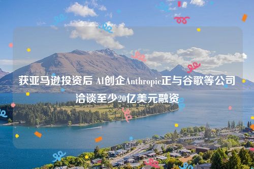 获亚马逊投资后 AI创企Anthropic正与谷歌等公司洽谈至少20亿美元融资