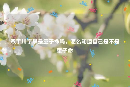 双手川字掌是童子命吗，怎么知道自己是不是童子命