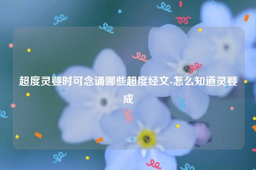 超度灵婴时可念诵哪些超度经文-怎么知道灵婴成