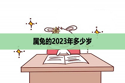 属兔子2023年几岁